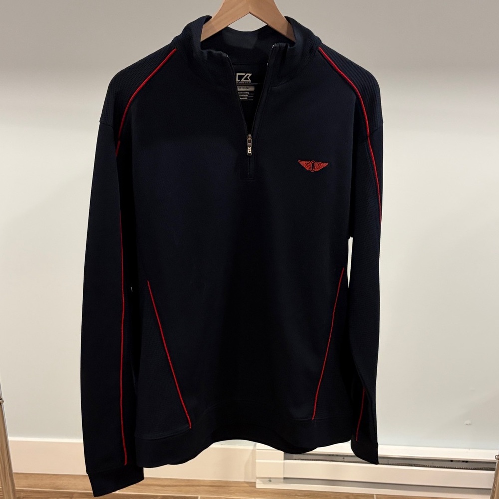 Cutter & Buck Navy Performance Pullover Olympic Club San Francisco CA